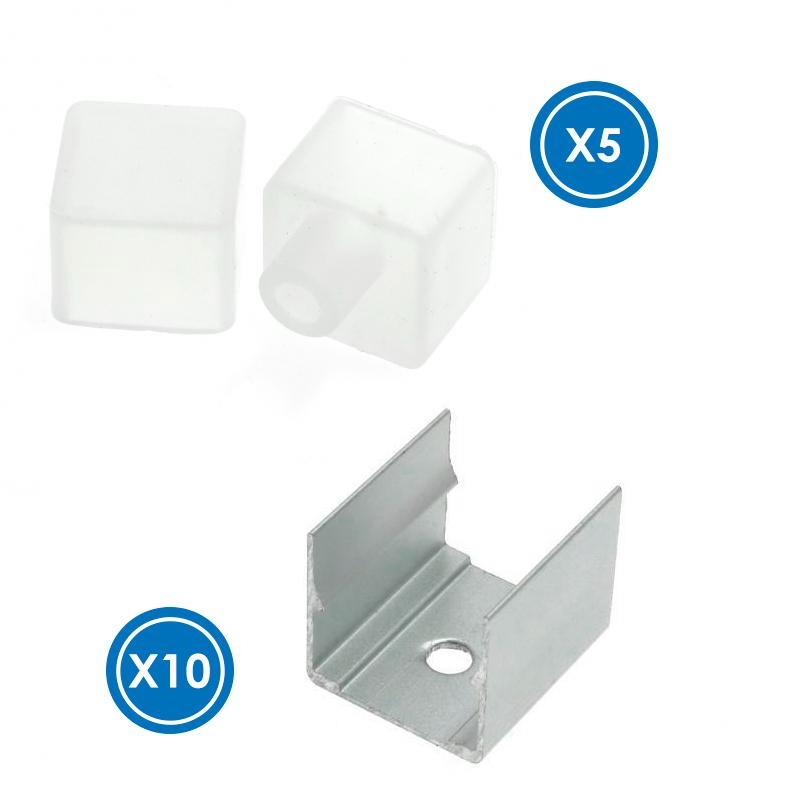 Pachet de Dopuri Și Capse Pentru Banda Neon Cover Lm3975