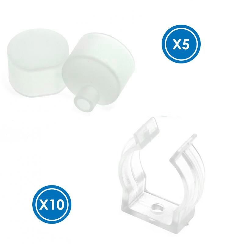 Pachet de Dopuri Și Capse Pentru Banda Neon Cover Lm3981