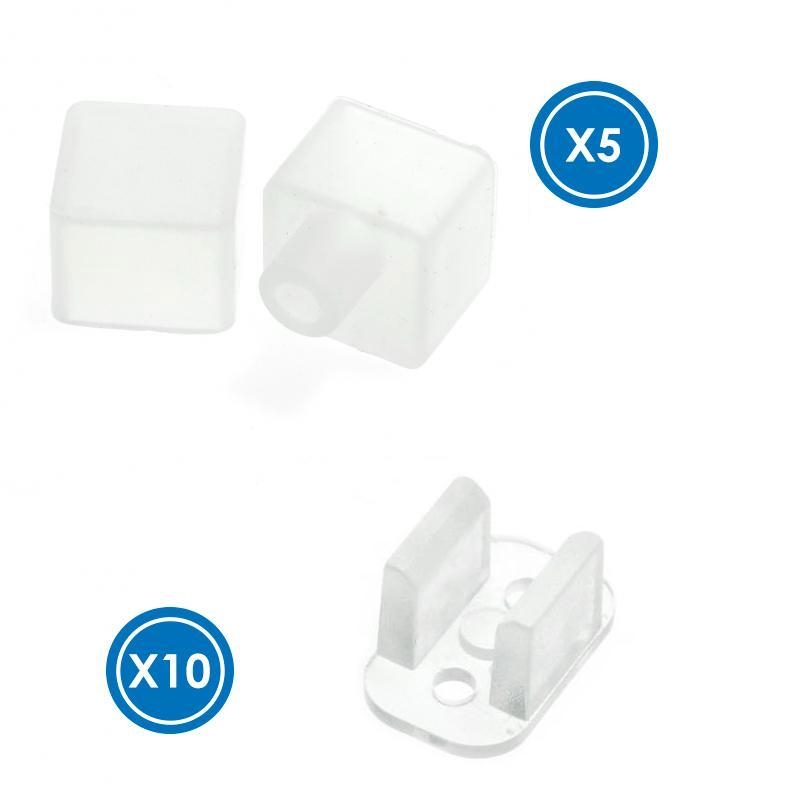 Pachet de Dopuri Și Capse Pentru Banda Neon Cover Lm3985