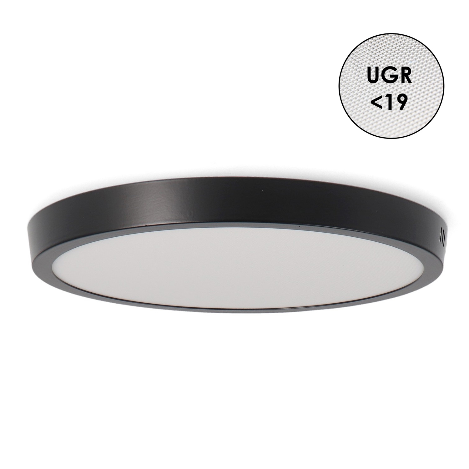 Panou Negru Cu Suprafață Circulară 25W Cct