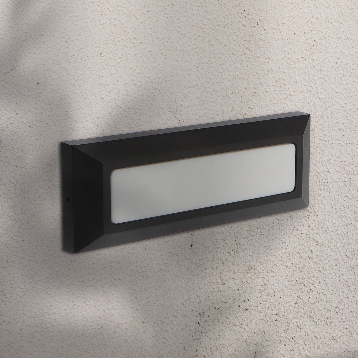 Led Suprafață Baliza Perete Lung Rectangular Negru 5W Ip65