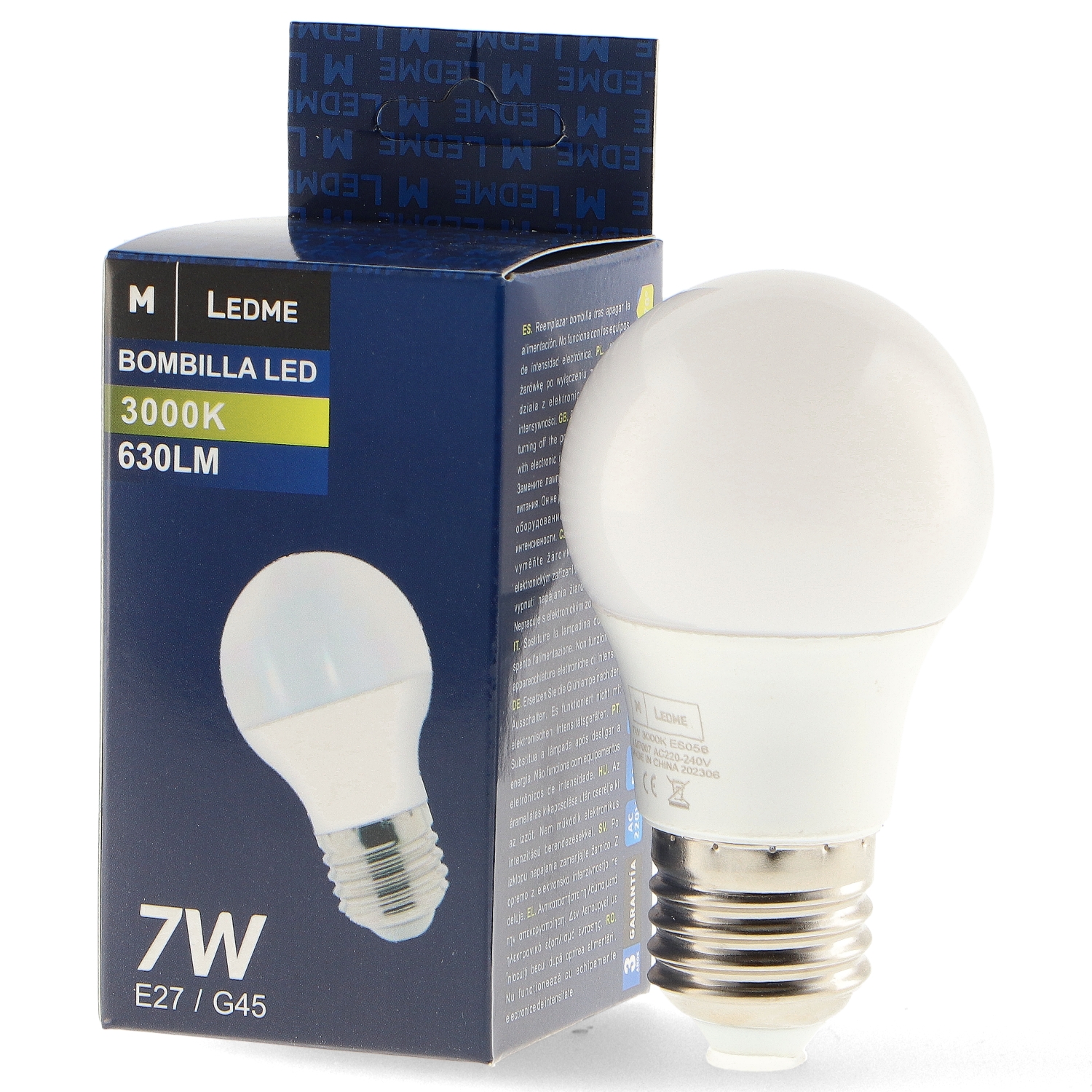 Bec Led E27 G45 7W