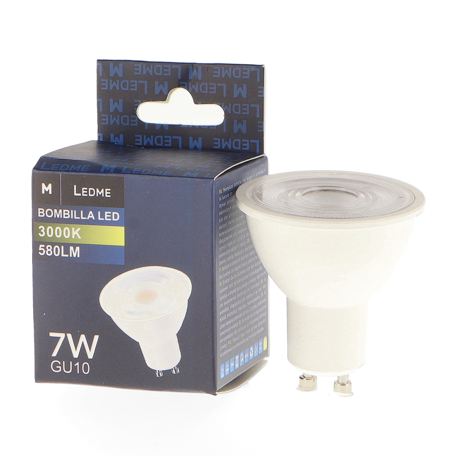 Bec Led Gu10 Smd Plus 7W 100º