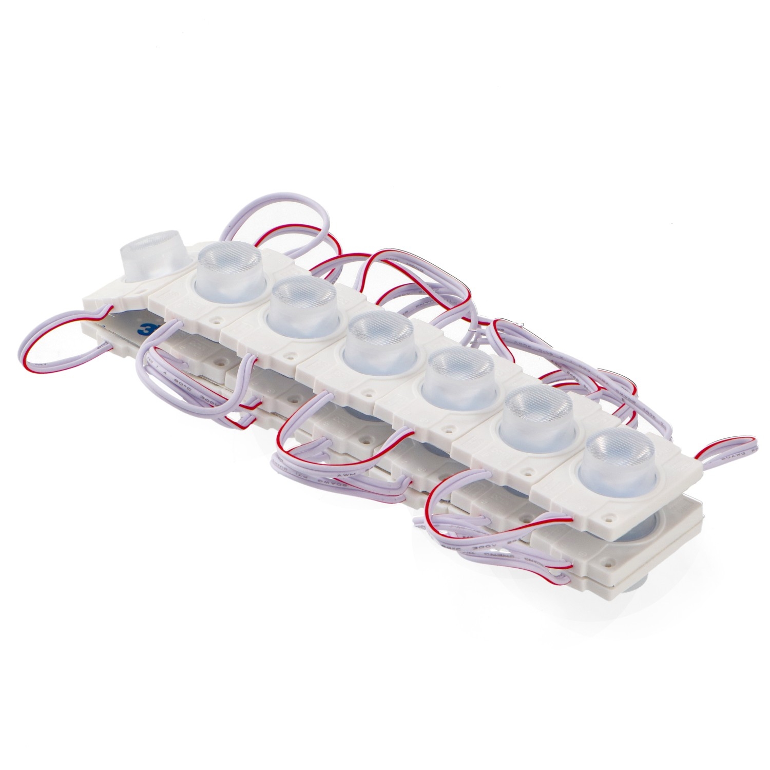 Șir de 20 Module de 1 Led Smd Samsung 12V Dc 2W