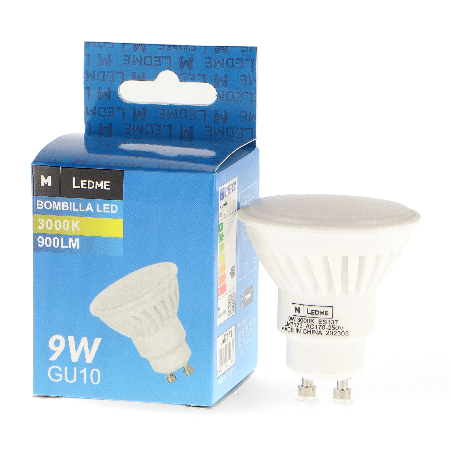 Bec Led Gu10 Smdpro 9W 120º