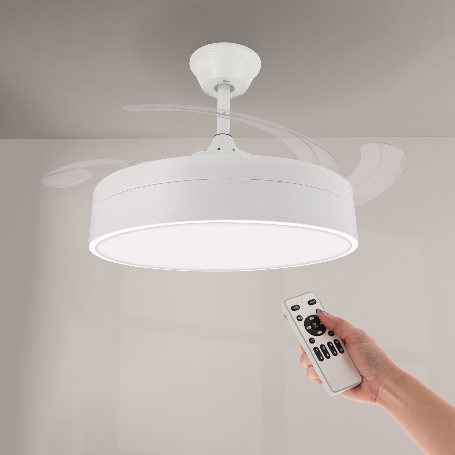 Ventilator de Tavan Messe Led