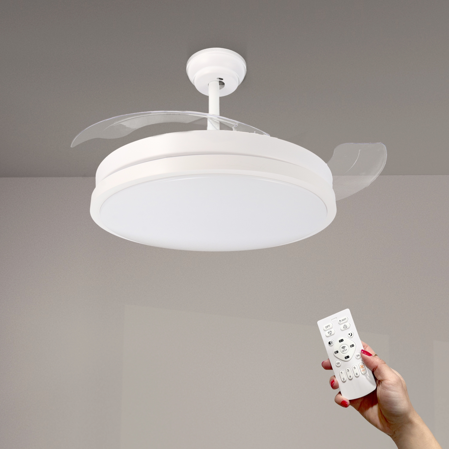 Ventilator de Tavan Led Herben 68W