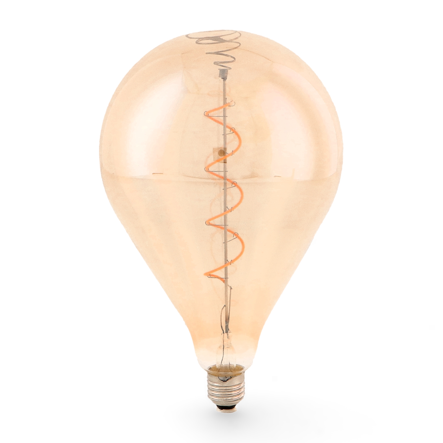 Bec Led Cu Filament Spiralat E27 A160 4W Chihlimbar