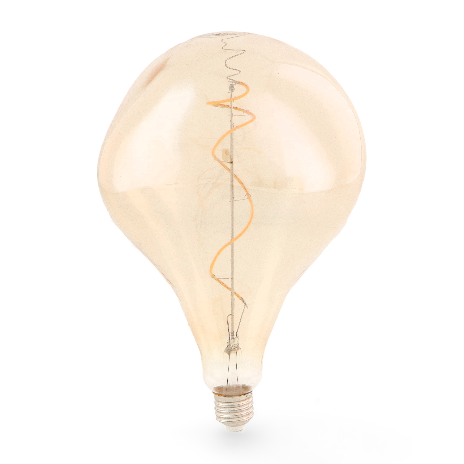 Bec Led Cu Filament Spiralat E27 A165 4W Chihlimbar