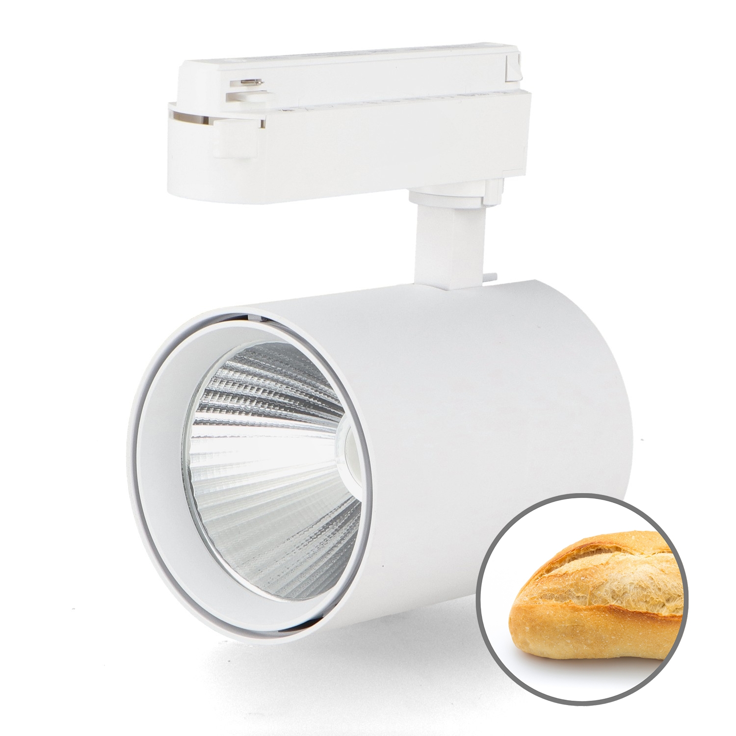Spot Led Pentru Fast Lane Alb 30W Monofazat - Brutarii