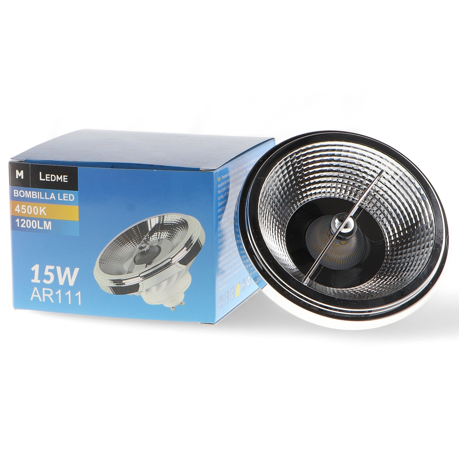Bec Led Star Gu10 Ar111 15W 24º