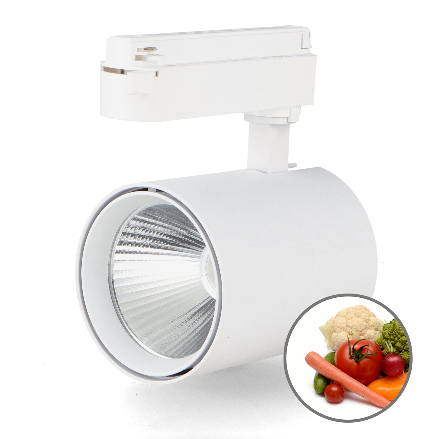 Spot Led Pentru Fast White Lane 30W Monofazat - Legume